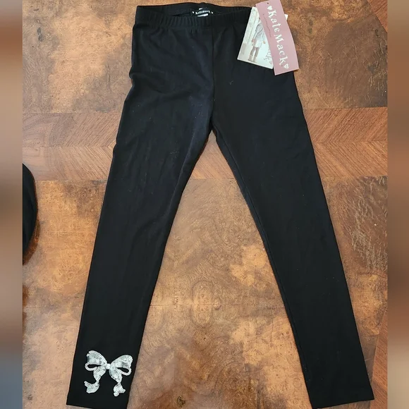 Girls Black Rhinestone Logo Set - Picture 6 of 6